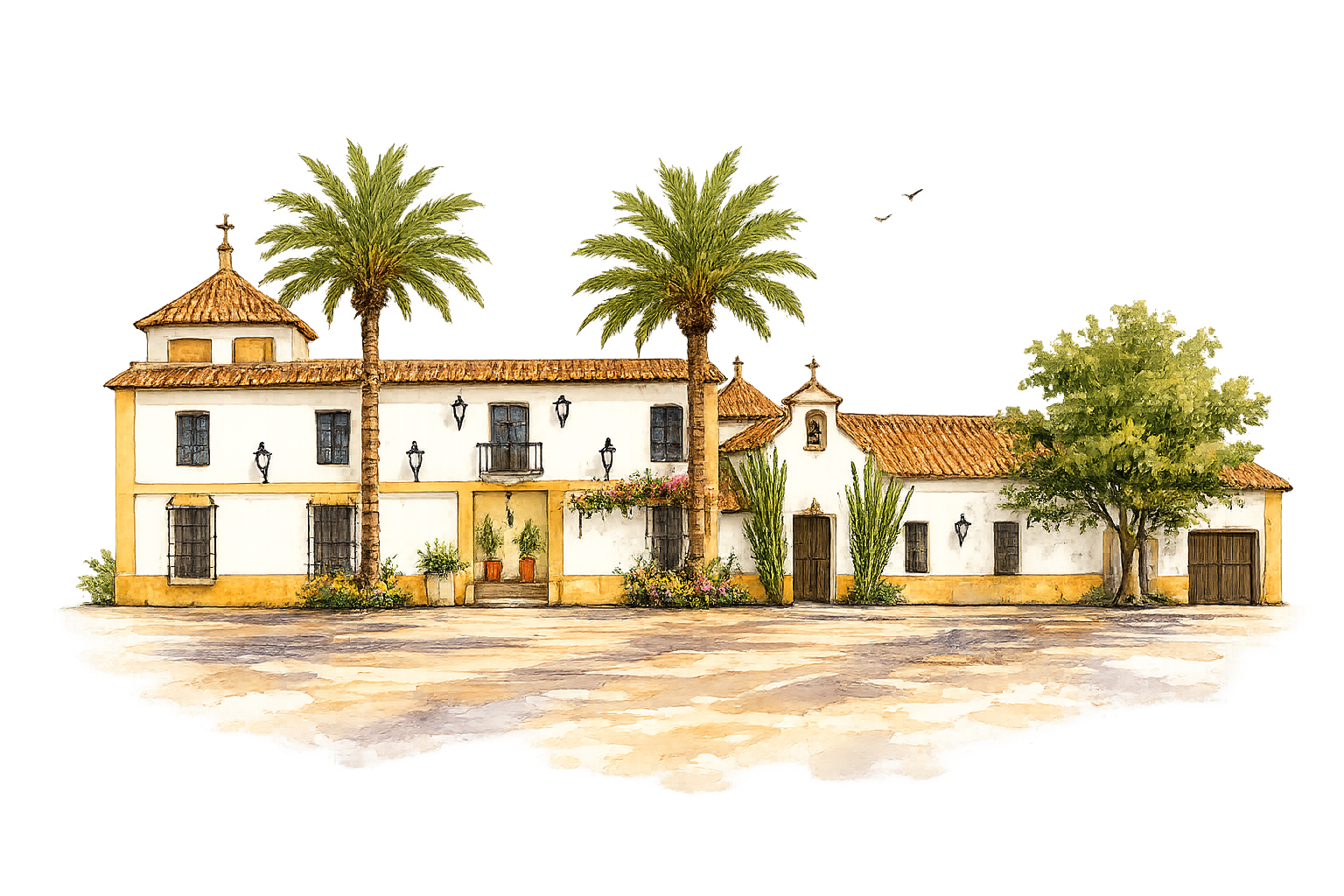 Ilustraci&oacute;n de Jardines del Cortijuelo